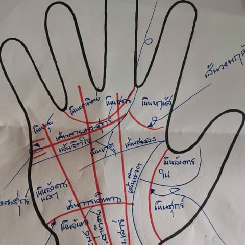 ดูลายมือ​
