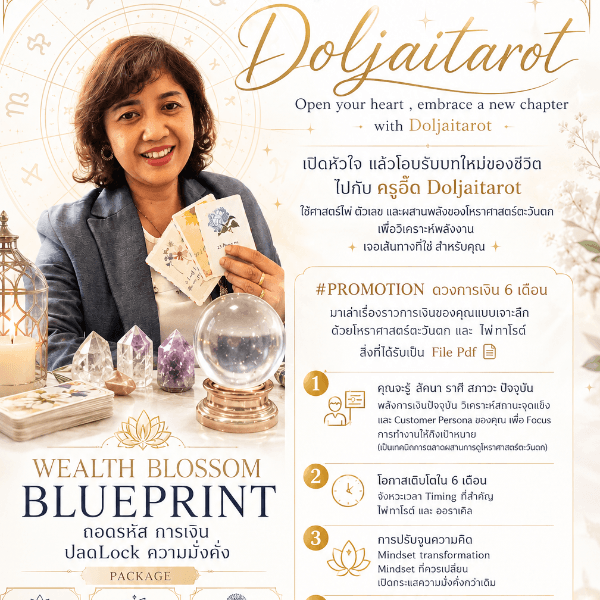 แผนที่ความมั่งคั่ง ใน 6 เดือน Wealth  Blue Print