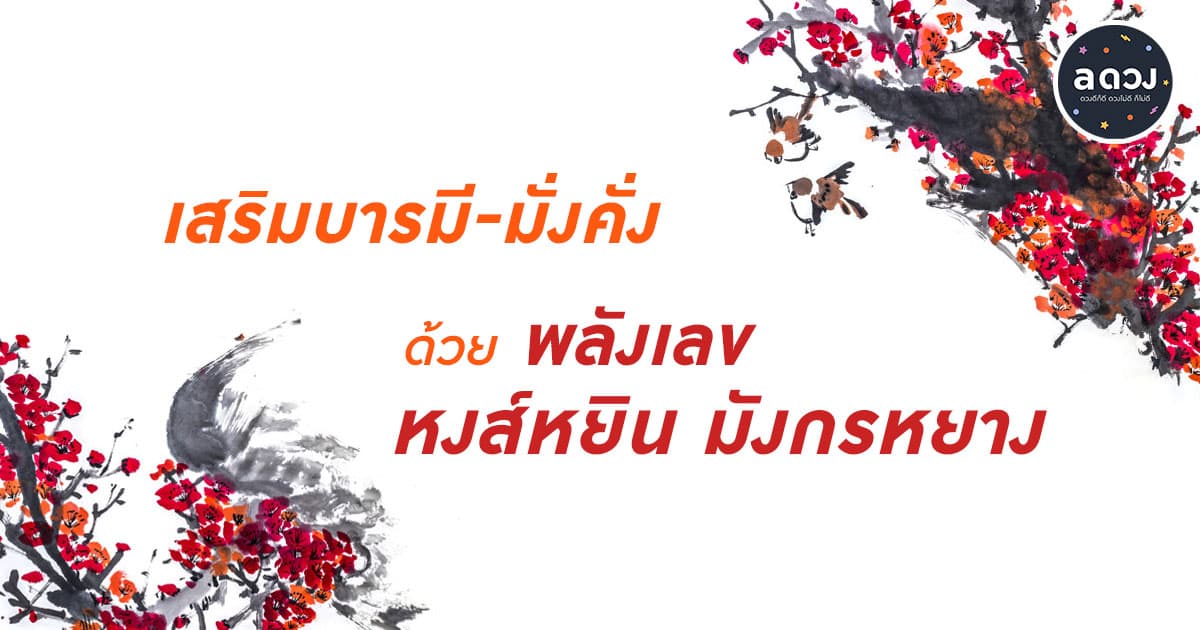 เสริมบารมี-มั่งคั่ง ด้วยพลังเลขหงส์หยิน มังกรหยาง